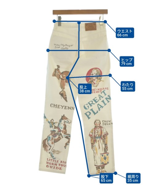 Polo Ralph Lauren（ポロラルフローレン）デニムパンツ 白 サイズ:29(L位) レディース/2200670481064