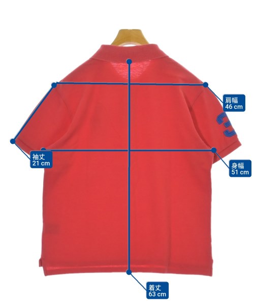 Polo Ralph Lauren（ポロラルフローレン）ポロシャツ 赤 サイズ:XL メンズ/2200677407029