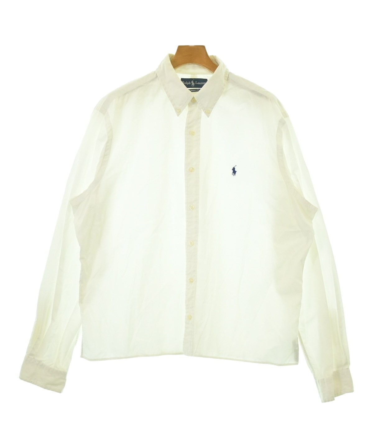 POLO RALPH LAUREN ホワイト ポロシャツ L メンズ Polo Ralph Lauren（ポロラルフローレン）カジュアルシャツ 白 サイズ
