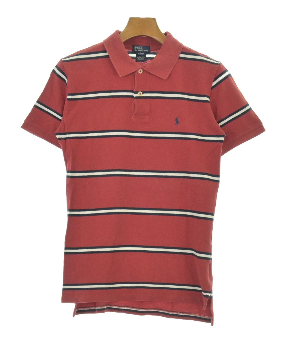 Polo Ralph Lauren（ポロラルフローレン）ポロシャツ 赤 サイズ:L