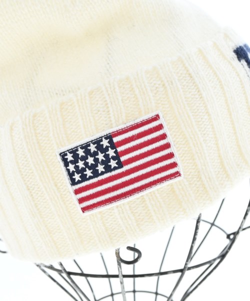 Polo Ralph Lauren（ポロラルフローレン）ニットキャップ・ビーニー 白 サイズ:- メンズ/2200648425120