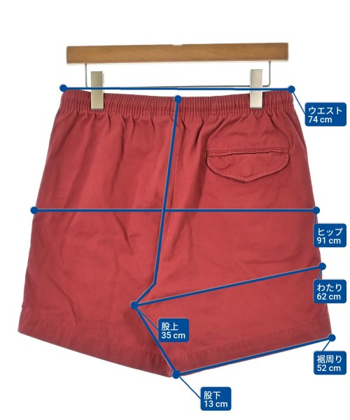 Polo Ralph Lauren（ポロラルフローレン）ショートパンツ 赤 サイズ:S メンズ/2200657819217