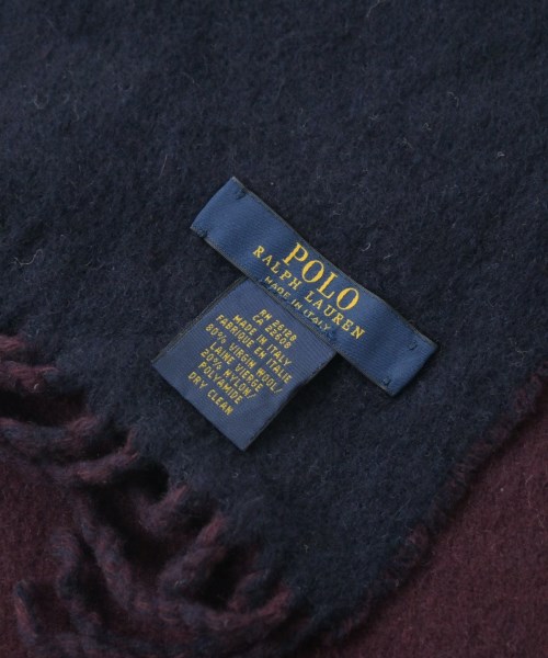 Polo Ralph Lauren（ポロラルフローレン）マフラー 赤 サイズ:- メンズ/2200647718148