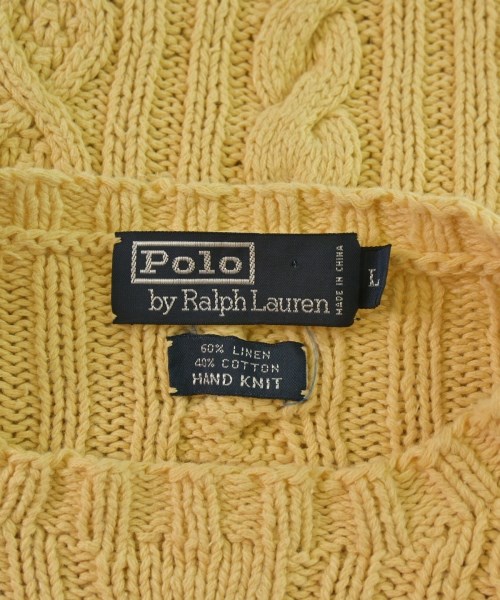 Polo Ralph Lauren（ポロラルフローレン）ニット・セーター 黄 サイズ:L メンズ/2200660838014