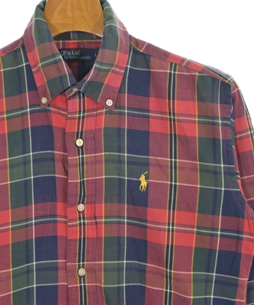 Polo Ralph Lauren（ポロラルフローレン）カジュアルシャツ 赤 サイズ:L メンズ/2200710031105