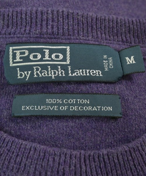 Polo Ralph Lauren（ポロラルフローレン）ニット・セーター 紫 サイズ:M メンズ/2200709221388