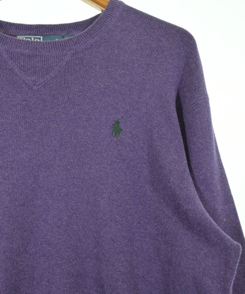 Polo Ralph Lauren（ポロラルフローレン）ニット・セーター 紫 サイズ:M メンズ/2200709221388