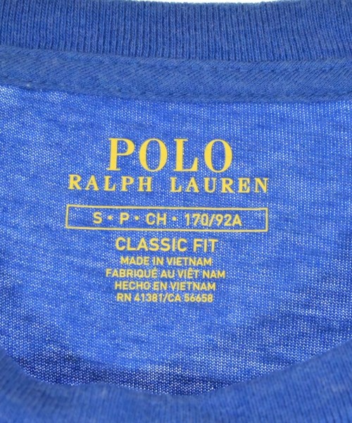 Polo Ralph Lauren（ポロラルフローレン）Tシャツ・カットソー 青 サイズ:S メンズ/2200710915030