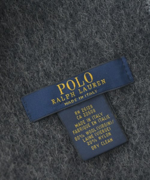 Polo Ralph Lauren（ポロラルフローレン）マフラー 黒 サイズ:- メンズ/2200629089266
