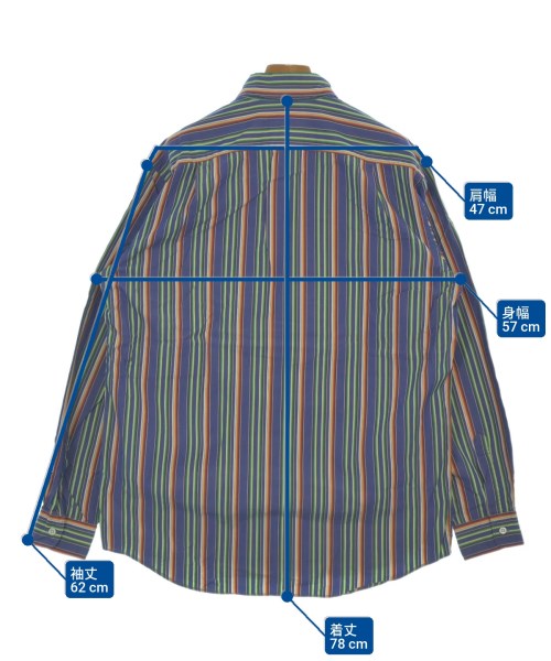 Polo Ralph Lauren（ポロラルフローレン）カジュアルシャツ 青 サイズ:M メンズ/2200637200301