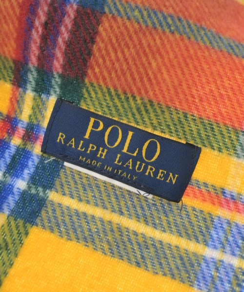 Polo Ralph Lauren（ポロラルフローレン）マフラー 黄 サイズ:- メンズ/2200648663027