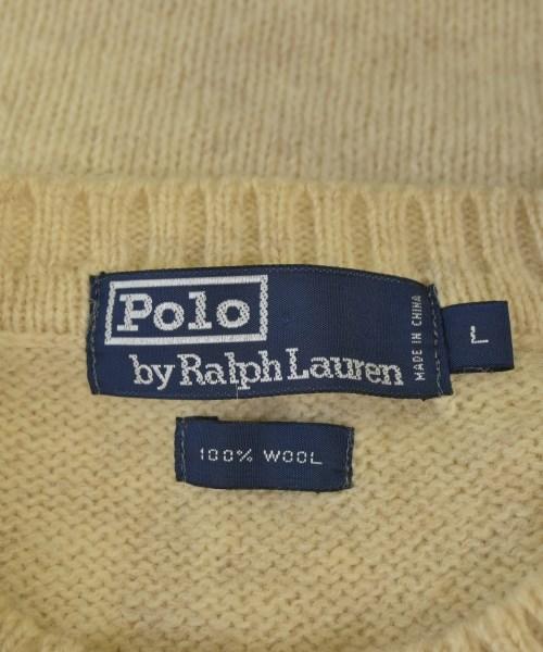 Polo Ralph Lauren（ポロラルフローレン）ニット・セーター ベージュ サイズ:L メンズ/2200705039055