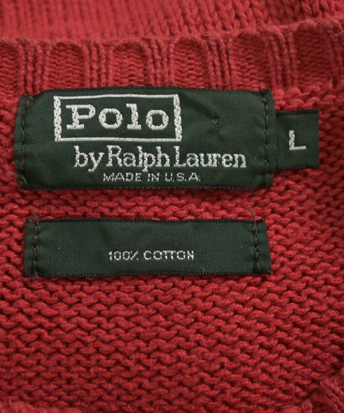Polo Ralph Lauren（ポロラルフローレン）ニット・セーター 赤 サイズ:L メンズ/2200704276055