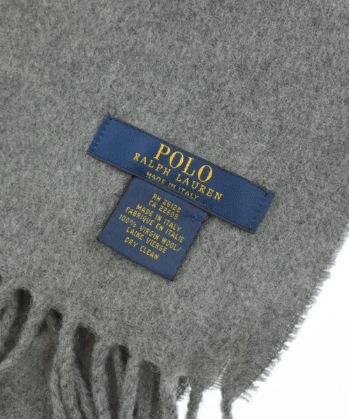 Polo Ralph Lauren（ポロラルフローレン）マフラー グレー サイズ:- レディース/2200705972239