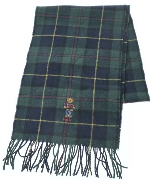 Polo Ralph Lauren(ポロラルフローレン)マフラー 緑 サイズ:-/2200663454013
