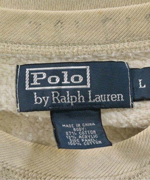 Polo Ralph Lauren（ポロラルフローレン）スウェット ベージュ サイズ:L メンズ/2200669870046