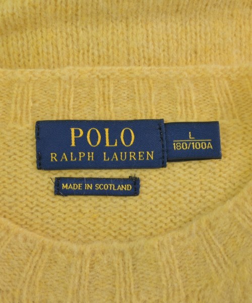 Polo Ralph Lauren（ポロラルフローレン）ニット・セーター 黄 サイズ:L メンズ/2200671397036