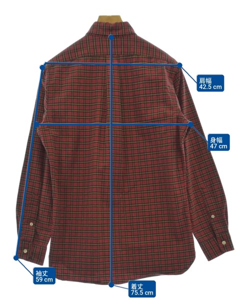 Polo Ralph Lauren（ポロラルフローレン）カジュアルシャツ 赤 サイズ:M メンズ/2200717755219