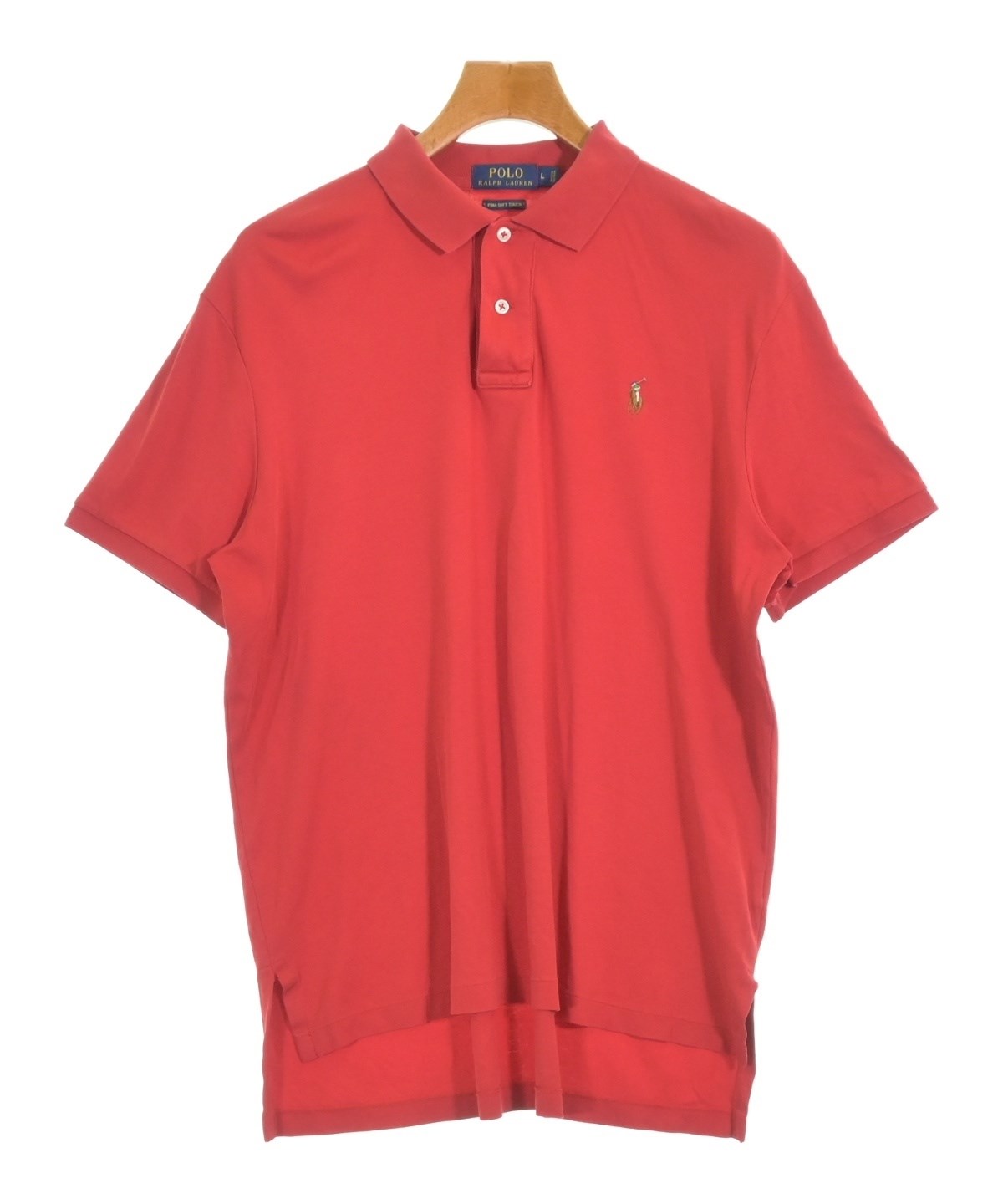 Polo Ralph Lauren（ポロラルフローレン）ポロシャツ 赤 サイズ:L