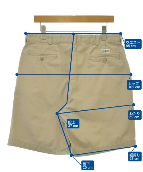 Polo Ralph Lauren（ポロラルフローレン）ショートパンツ ベージュ サイズ:M メンズ/2200725221041