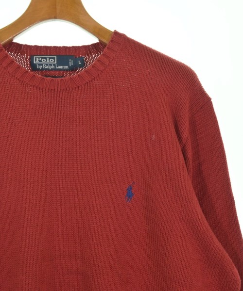 Polo Ralph Lauren（ポロラルフローレン）ニット・セーター 赤 サイズ:L メンズ/2200724070299