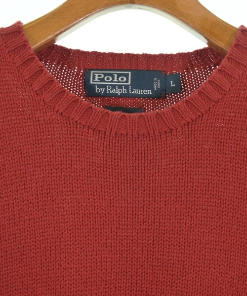 Polo Ralph Lauren（ポロラルフローレン）ニット・セーター 赤 サイズ:L メンズ/2200724070299
