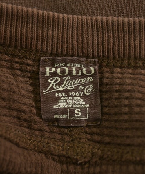 Polo Ralph Lauren（ポロラルフローレン）スウェット 茶 サイズ:S メンズ/2200726832024