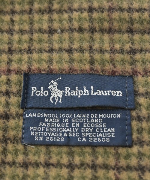Polo Ralph Lauren（ポロラルフローレン）マフラー 茶 サイズ:- メンズ/2200729113014