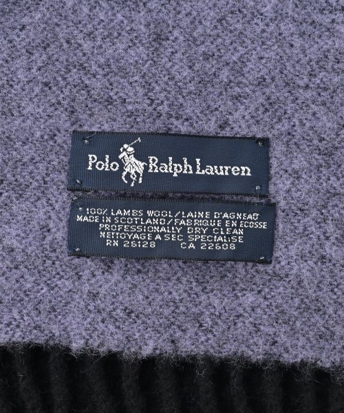 Polo Ralph Lauren（ポロラルフローレン）マフラー 黒 サイズ:- レディース/2200681605244