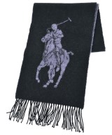 Polo Ralph Lauren（ポロラルフローレン）マフラー 黒 サイズ:- レディース/2200681605244