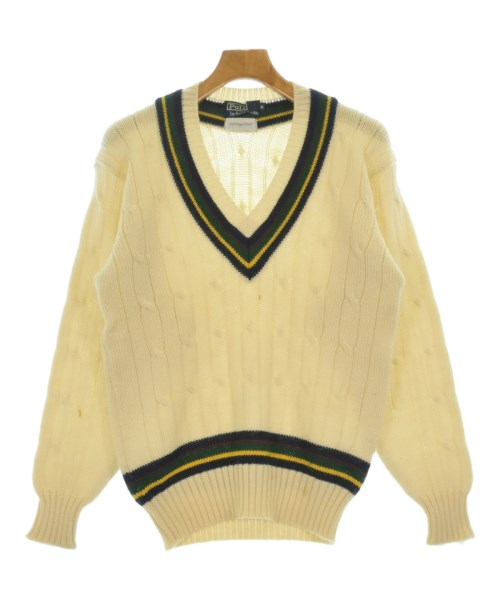 Polo Ralph Lauren(ポロラルフローレン)ニット・セーター 白 サイズ:M/2200681029163