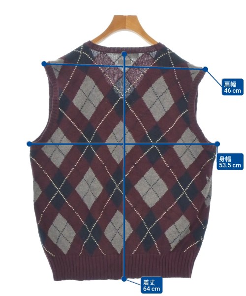 Polo Ralph Lauren（ポロラルフローレン）ベスト 赤 サイズ:-(M位) メンズ/2200692989104