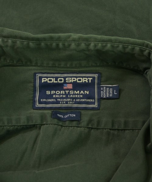 POLO SPORT（ポロスポーツ）カジュアルシャツ 緑 サイズ:L メンズ/2200628098139