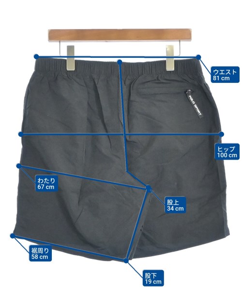 POLO SPORT（ポロスポーツ）ショートパンツ 黒 サイズ:L メンズ/2200658923104