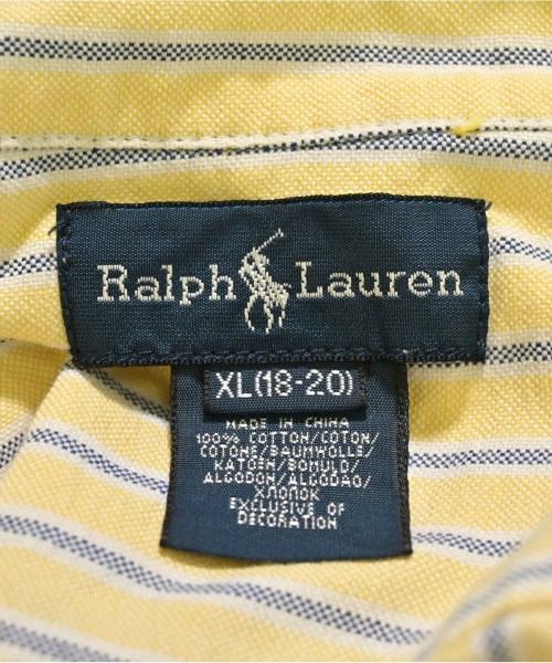 Ralph Lauren（ラルフローレン）カジュアルシャツ 黄 サイズ:XL メンズ/2200638145014