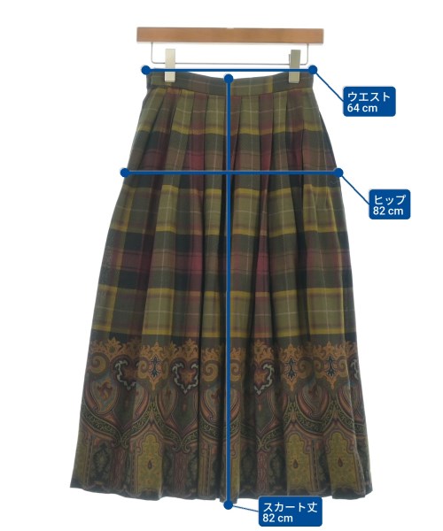 Ralph Lauren（ラルフローレン）ロング・マキシ丈スカート カーキ サイズ:9(M位) レディース/2200636967021