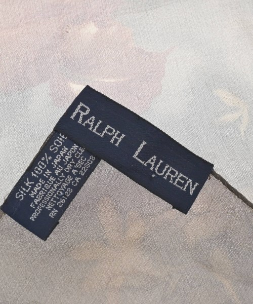 Ralph Lauren（ラルフローレン）バンダナ・スカーフ 茶 サイズ:- レディース/2200623007013