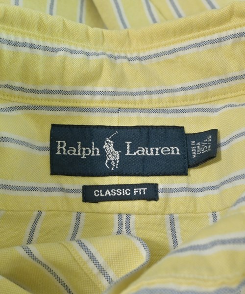Ralph Lauren（ラルフローレン）カジュアルシャツ 黄 サイズ:15 1/2(M位) メンズ/2200615008189