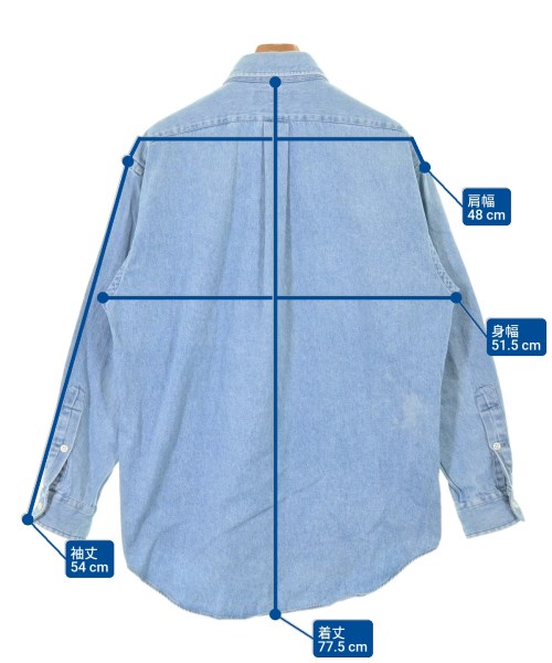 Ralph Lauren（ラルフローレン）カジュアルシャツ 紺 サイズ:M メンズ/2200627894060