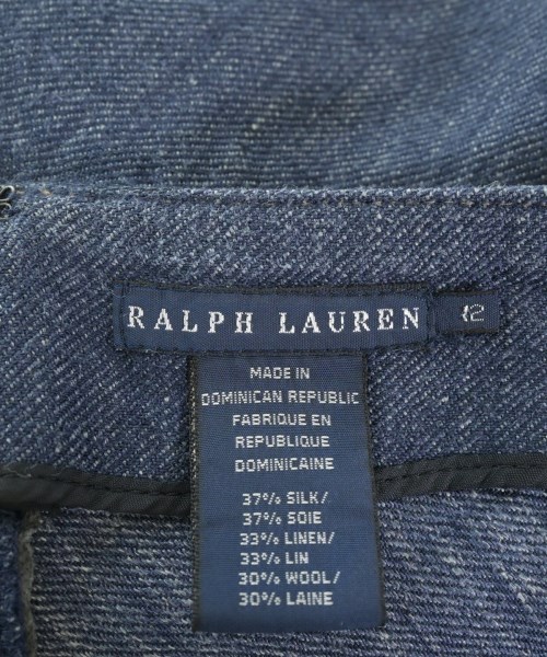 Ralph Lauren（ラルフローレン）ひざ丈スカート 紺 サイズ:12(M位) レディース/2200633756024