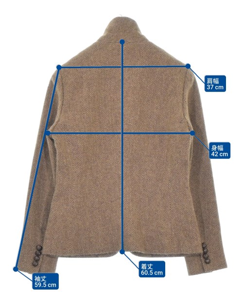 Ralph Lauren（ラルフローレン）カジュアルジャケット 茶 サイズ:11(L位) レディース/2200674888081