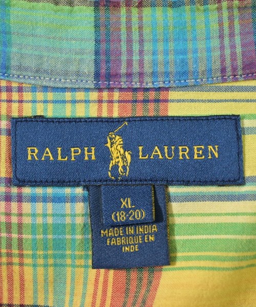 Ralph Lauren（ラルフローレン）カジュアルシャツ 黄 サイズ:18-20(XS位) メンズ/2200678682029