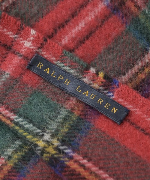 Ralph Lauren（ラルフローレン）マフラー 赤 サイズ:- メンズ/2200657978426