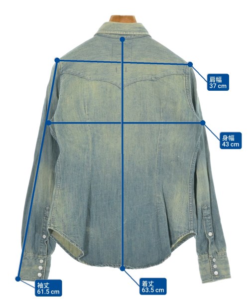 Ralph Lauren（ラルフローレン）カジュアルシャツ 青 サイズ:2(M位) レディース/2200658341052