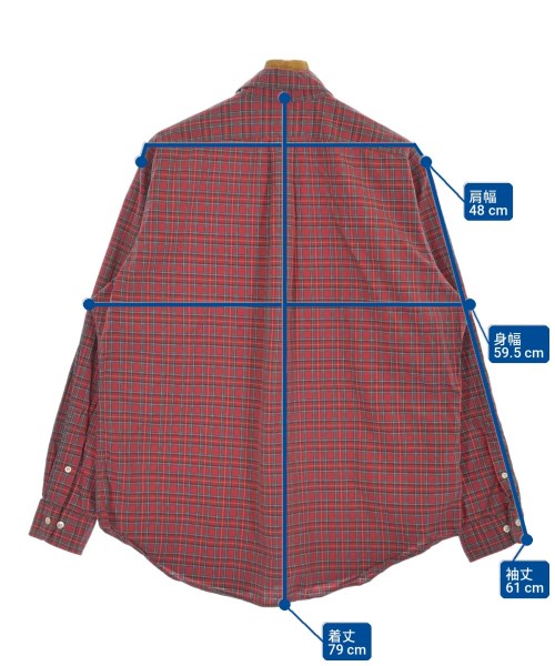 Polo Ralph Lauren（ポロラルフローレン）カジュアルシャツ 赤 サイズ:16 1/2(XL位) メンズ/2200711738058