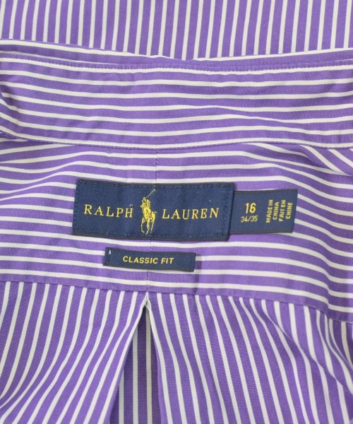 Polo Ralph Lauren（ポロラルフローレン）カジュアルシャツ 紫 サイズ:16(L位) メンズ/2200709430049