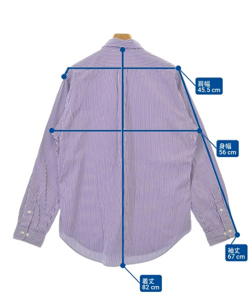 Polo Ralph Lauren（ポロラルフローレン）カジュアルシャツ 紫 サイズ:16(L位) メンズ/2200709430049