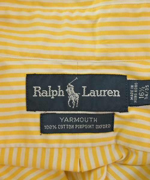 Ralph Lauren（ラルフローレン）カジュアルシャツ 黄 サイズ:16 1/2(XL位) メンズ/2200706203035
