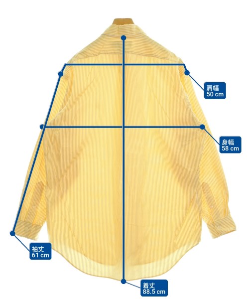 Ralph Lauren（ラルフローレン）カジュアルシャツ 黄 サイズ:16 1/2(XL位) メンズ/2200706203035