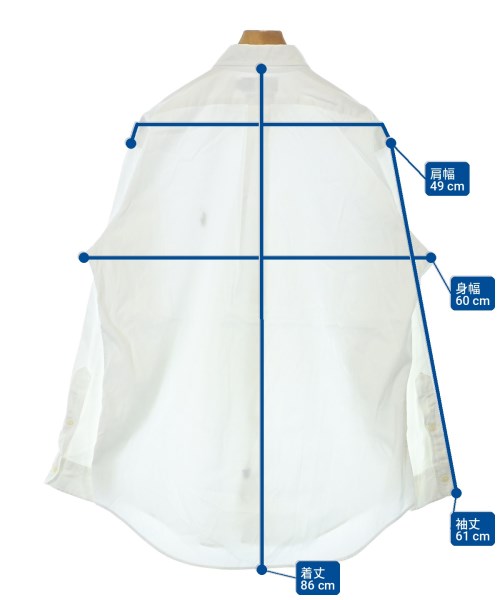 Polo Ralph Lauren（ポロラルフローレン）カジュアルシャツ 白 サイズ:16(L位) メンズ/2200734242020